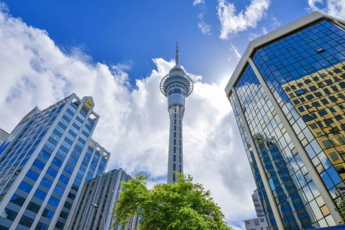 Sky Tower in Auckland, New Zealand